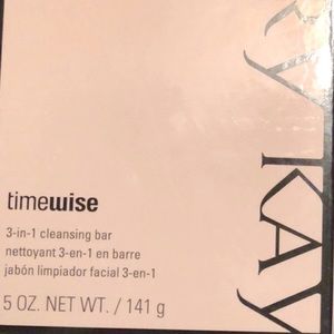 Three in one cleansing bar with soap dish